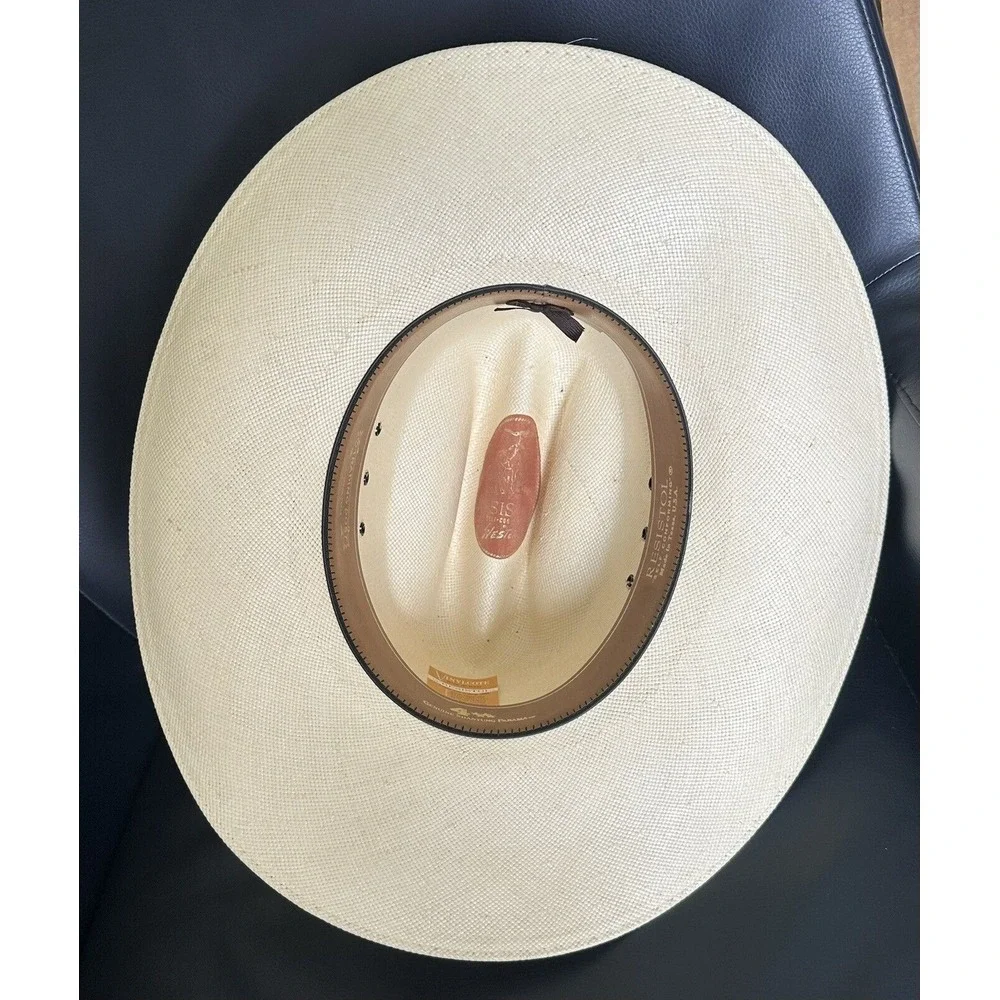 Resistol Self Conforming 4X‎ Shantung Panama Long Oval Size 7 Made In Texas USA